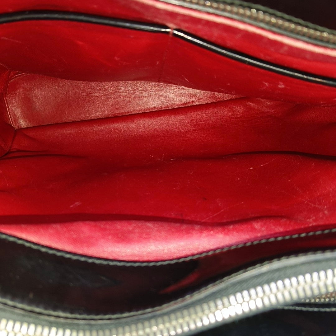 Patent Leather Tote Bag Black