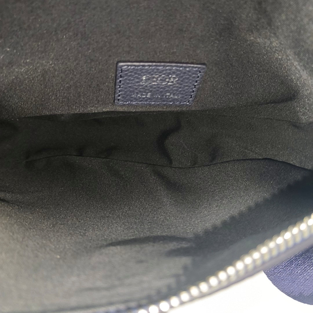 Saddle Medium Calfskin Blue