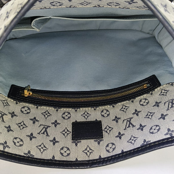 MARY KATE Monogram Canvas Blue