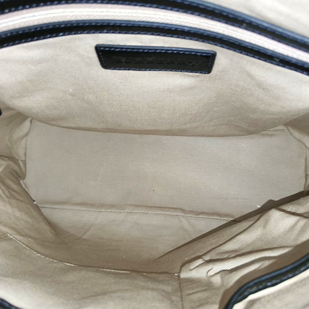 Coated Canvas Tote Bag Medium Beige