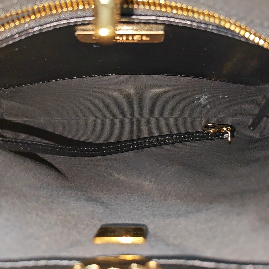 CHANEL 31 Mini Quilted Calfskin Black