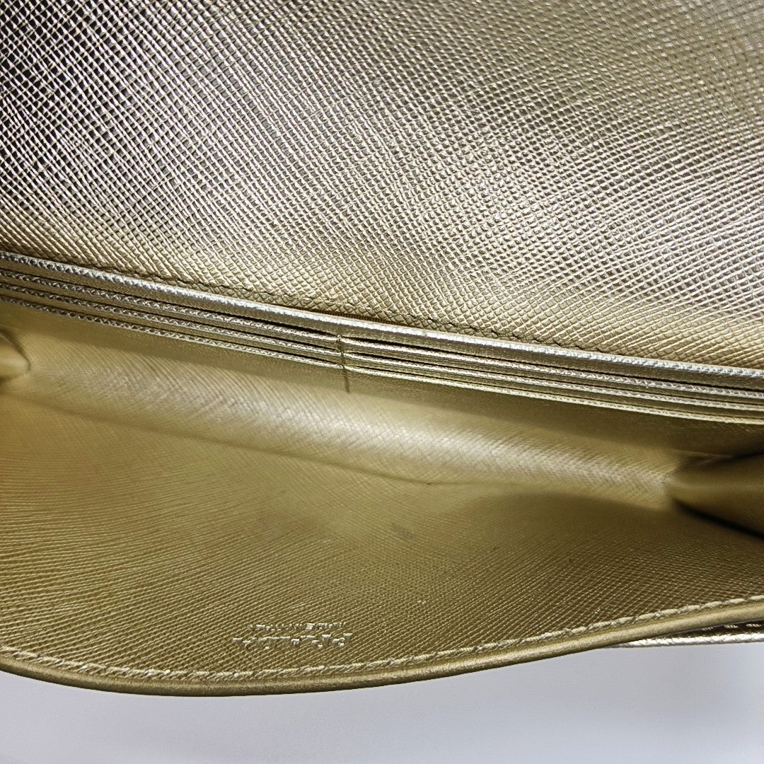 Saffiano Calfskin Crossbody Bag Beige