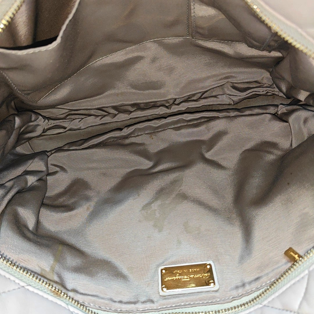 Quilted Lambskin Gray