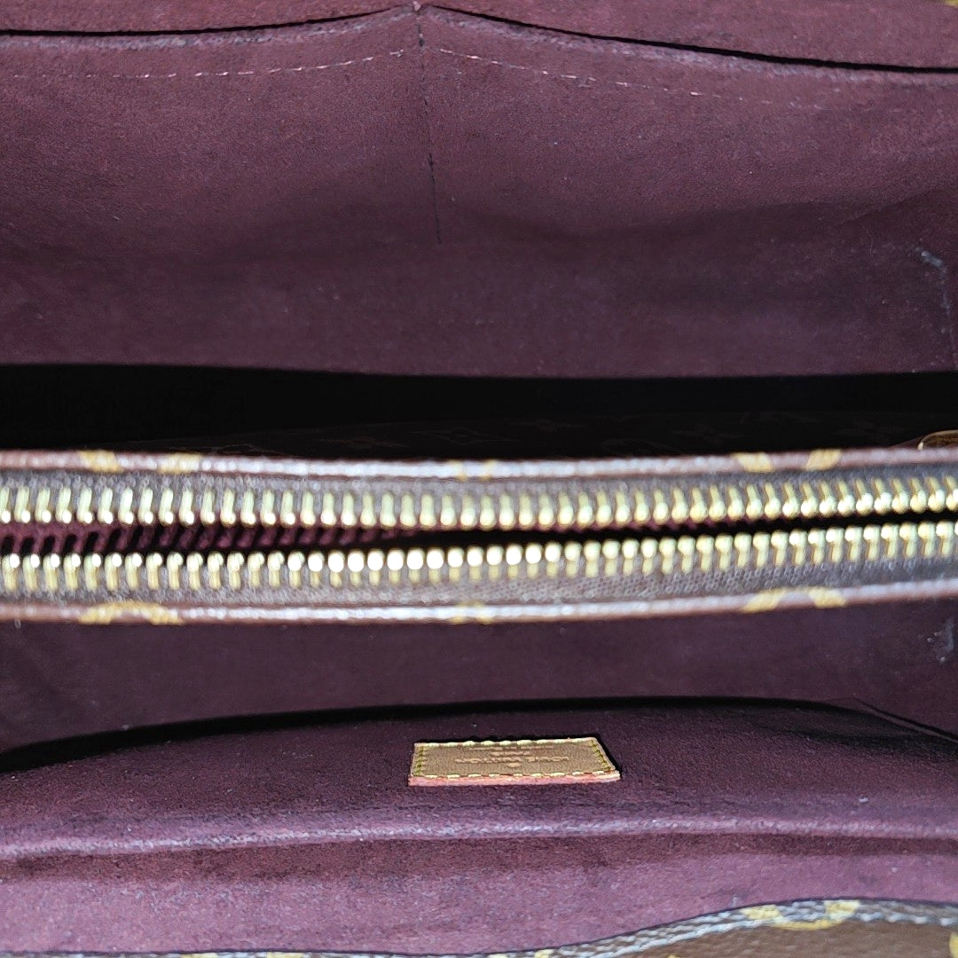 MONTAIGNE Monogram Coated Canvas Brown