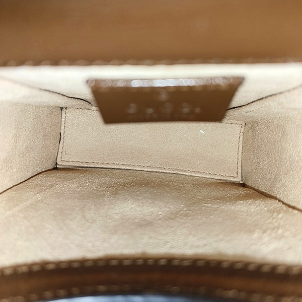 Mini Horsebit 1955 de lona revestida beige