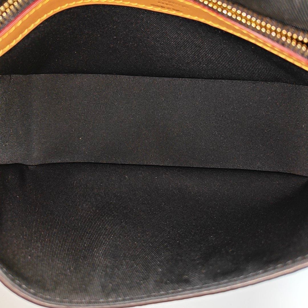 DIANE Monogram Coated Canvas Brown
