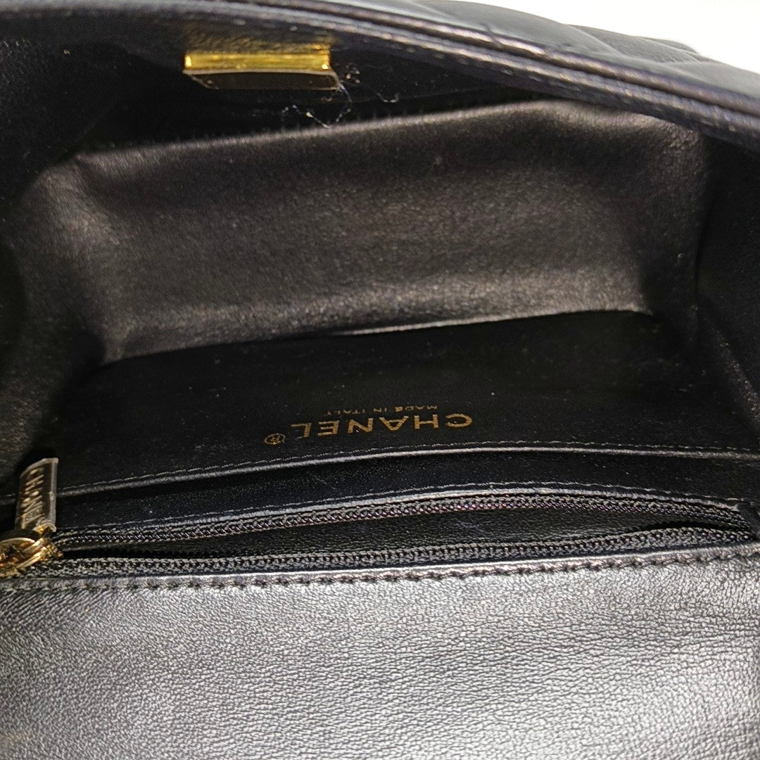 CLASSIC FLAP Mini Quilted Lambskin Black