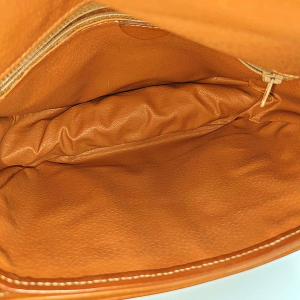 MACADAM CLUTCHES Coated Canvas Brown