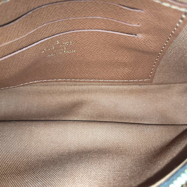 IVY Monogram Coated Canvas Brown
