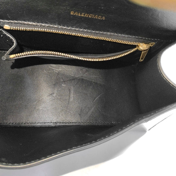 Hourglass S Calfskin Black
