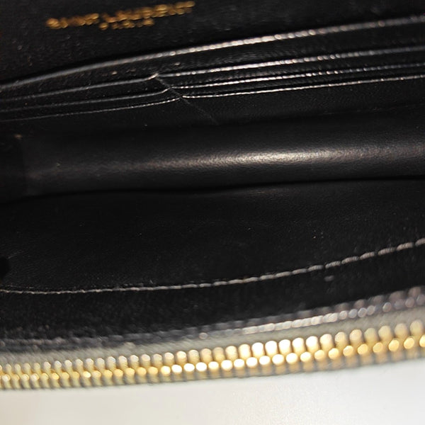 MONOGRAM Chevron Calfskin Black