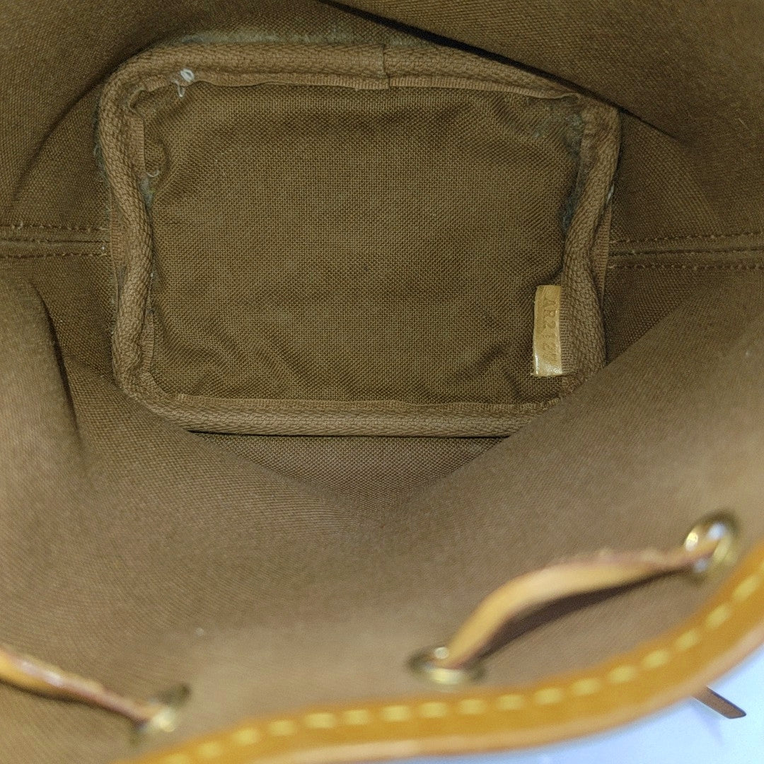 NÉONOÉ Nano Monogram Coated Canvas Brown