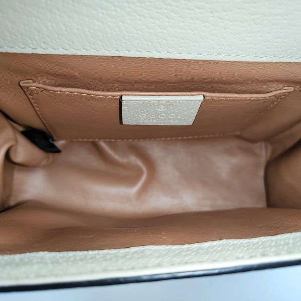 Padlock Small Calfskin White