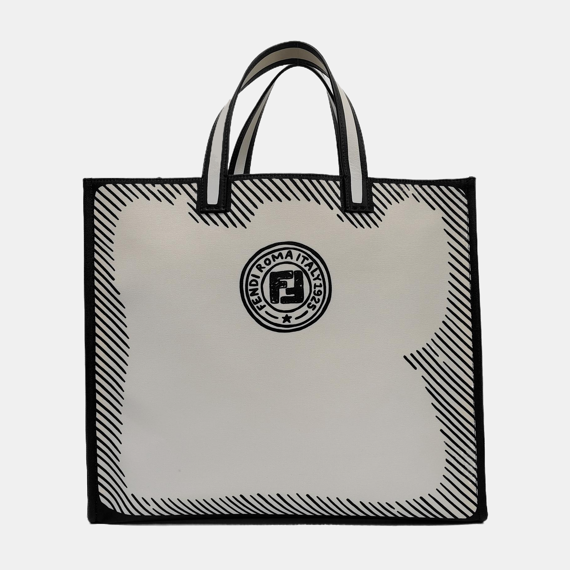 Shopper Fabric White