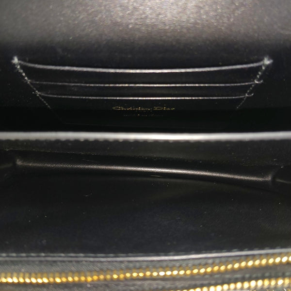 Miss Caro Mini Cannage Lambskin Black