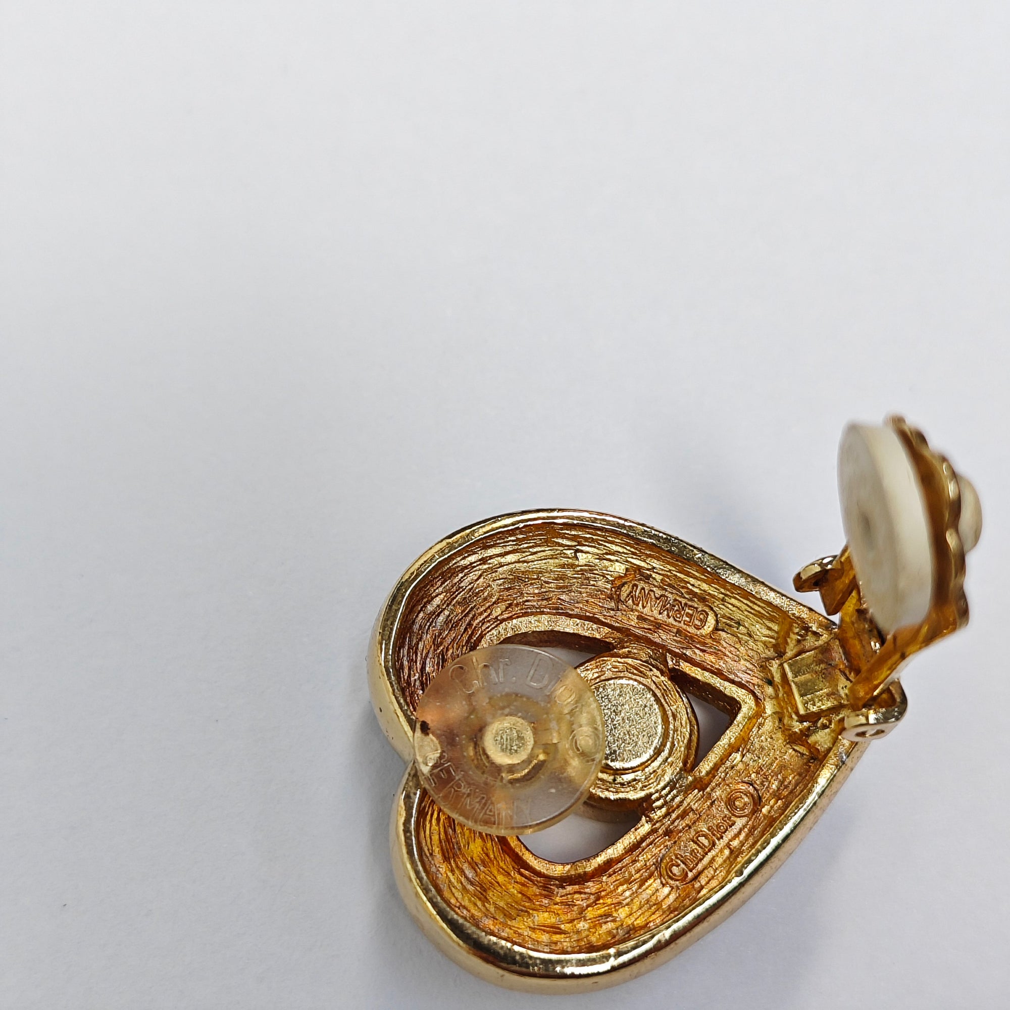 Metal Gold Clip On Earrings