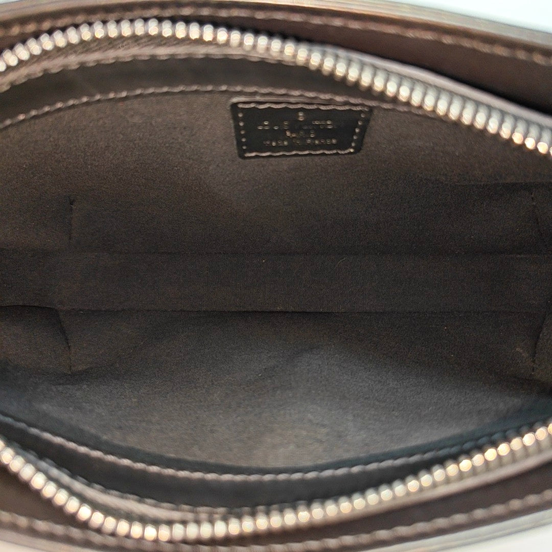 FOWLER Monogram Calfskin Gray