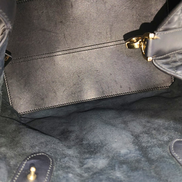 Toujours Medium Cannage Calfskin Black