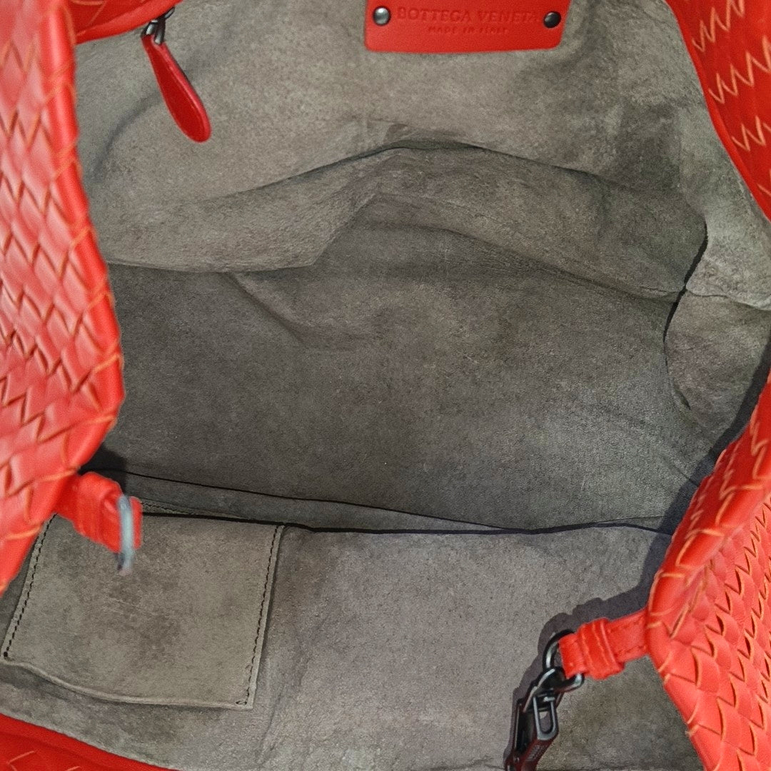 Cesta Calfskin Red