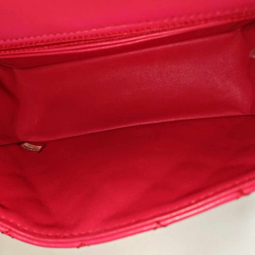 2.55 224 (mini) Quilted Calfskin Pink