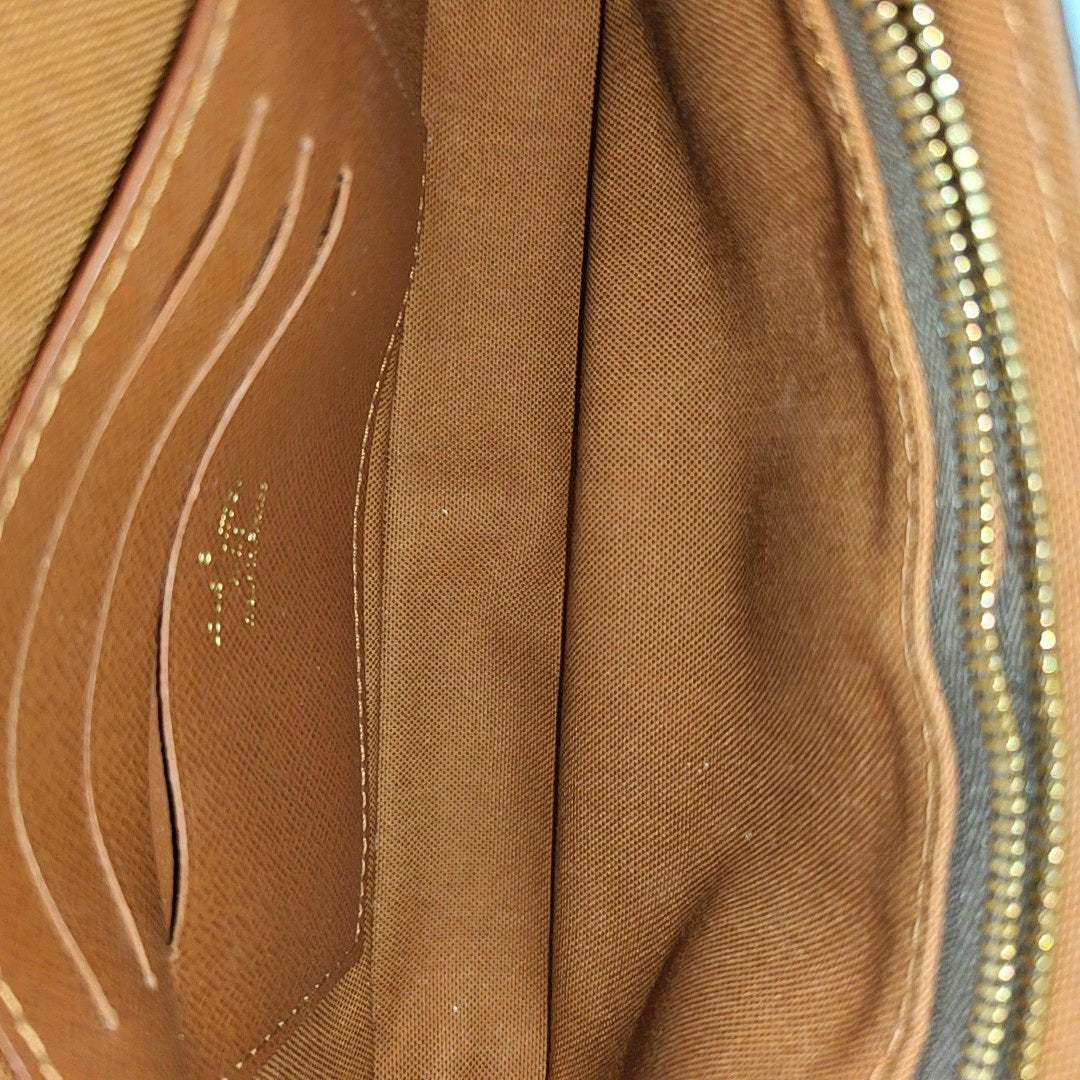 IVY Monogram Coated Canvas Brown