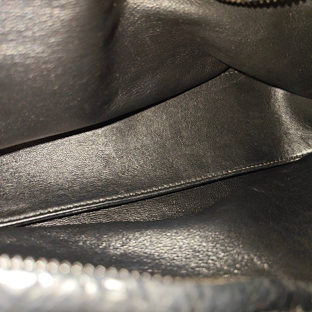 Puffer Small Calfskin Black
