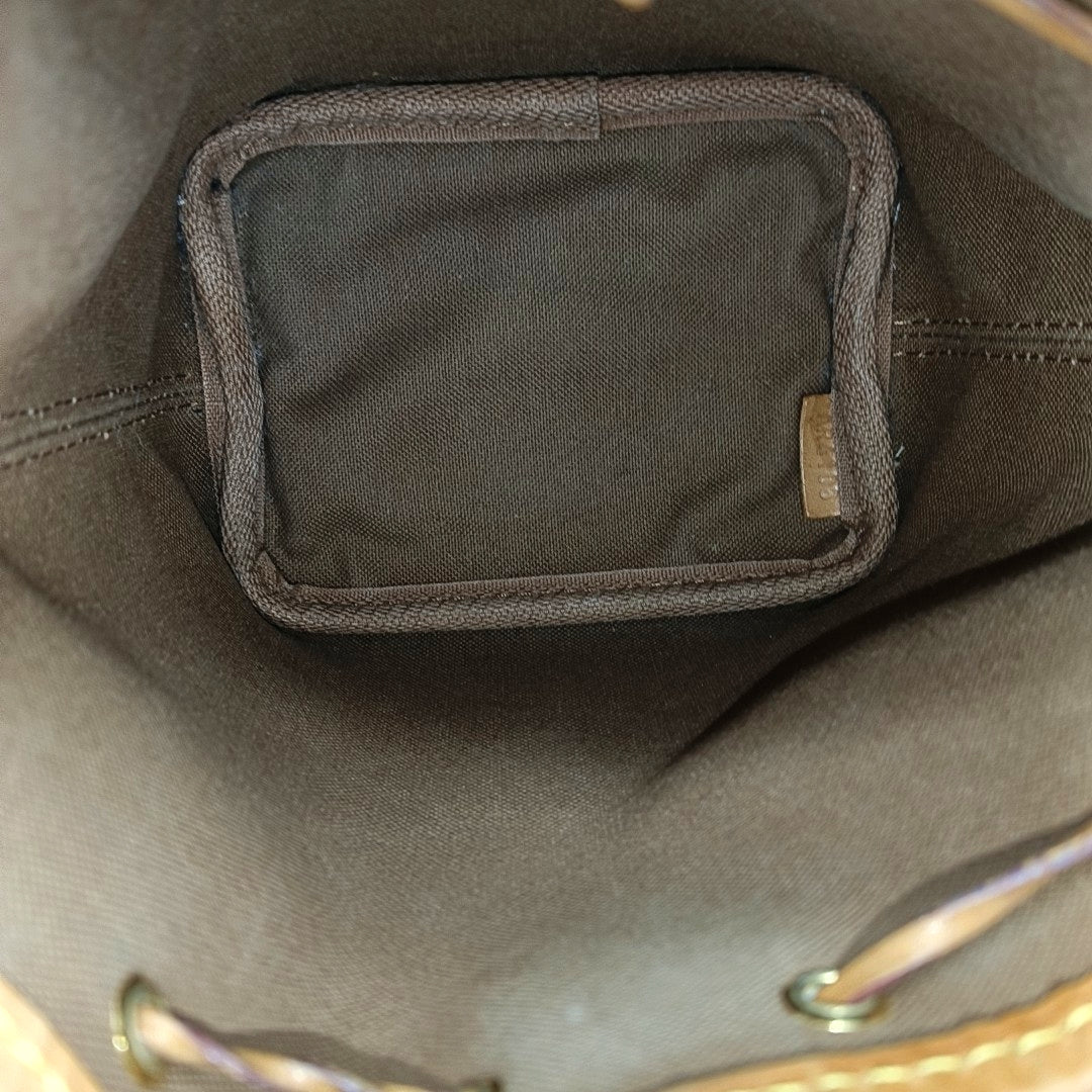 NÉONOÉ Nano Monogram Coated Canvas Brown