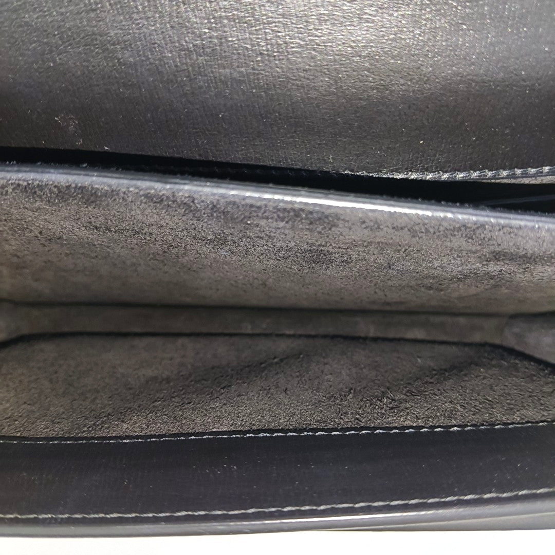 SUNSET Medium Calfskin Black