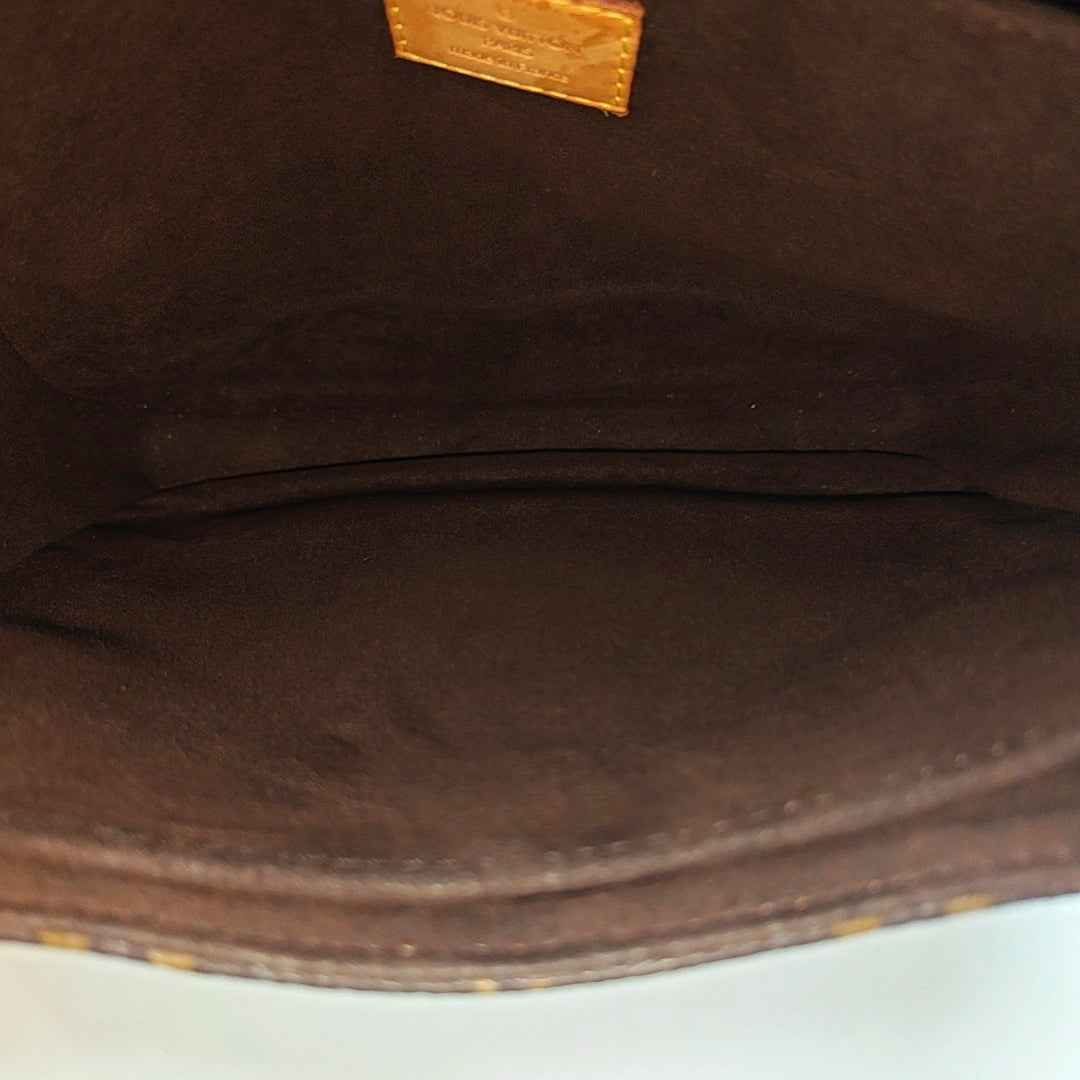 MÉTIS MM Monogram Coated Canvas Brown