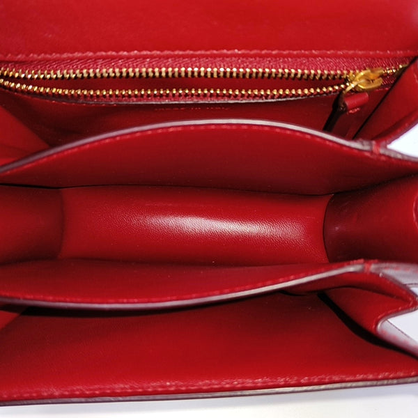 CLASSIC BOX Mini Calfskin Red