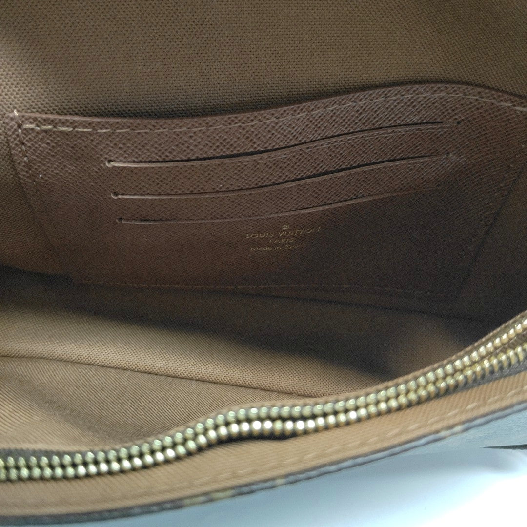 IVY Monogram Coated Canvas Brown