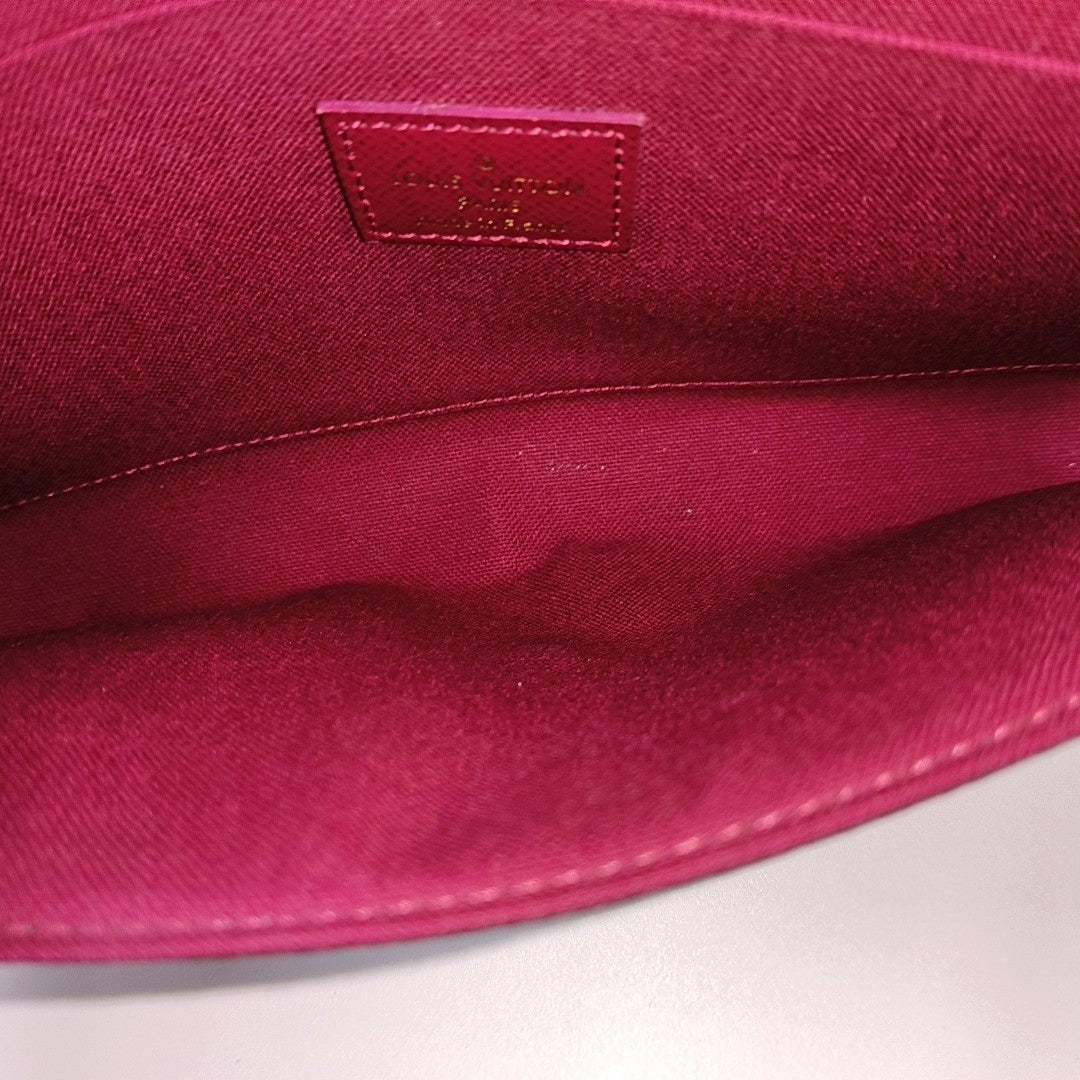 FÉLICIE Monogram Coated Canvas Brown