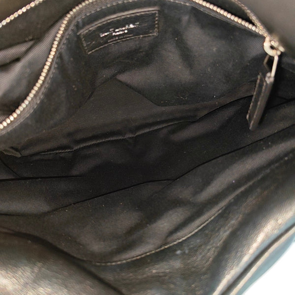 LOULOU Medium Quilted Lambskin Black