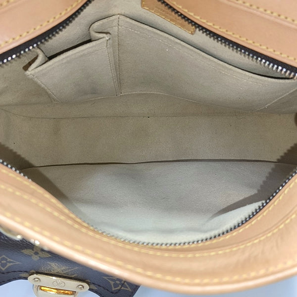 HUDSON GM Monogram Coated Canvas Brown