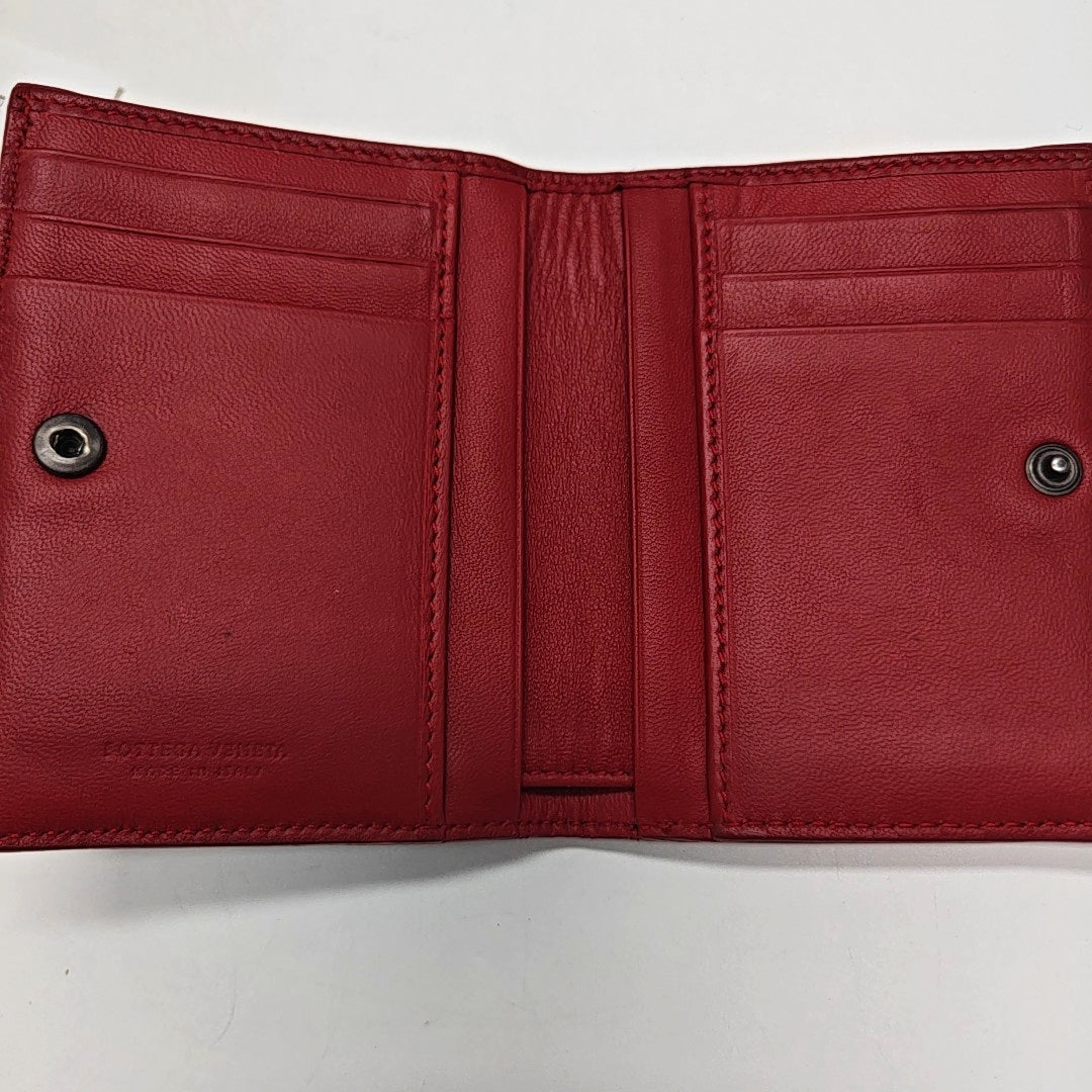 Lambskin Wallet Red
