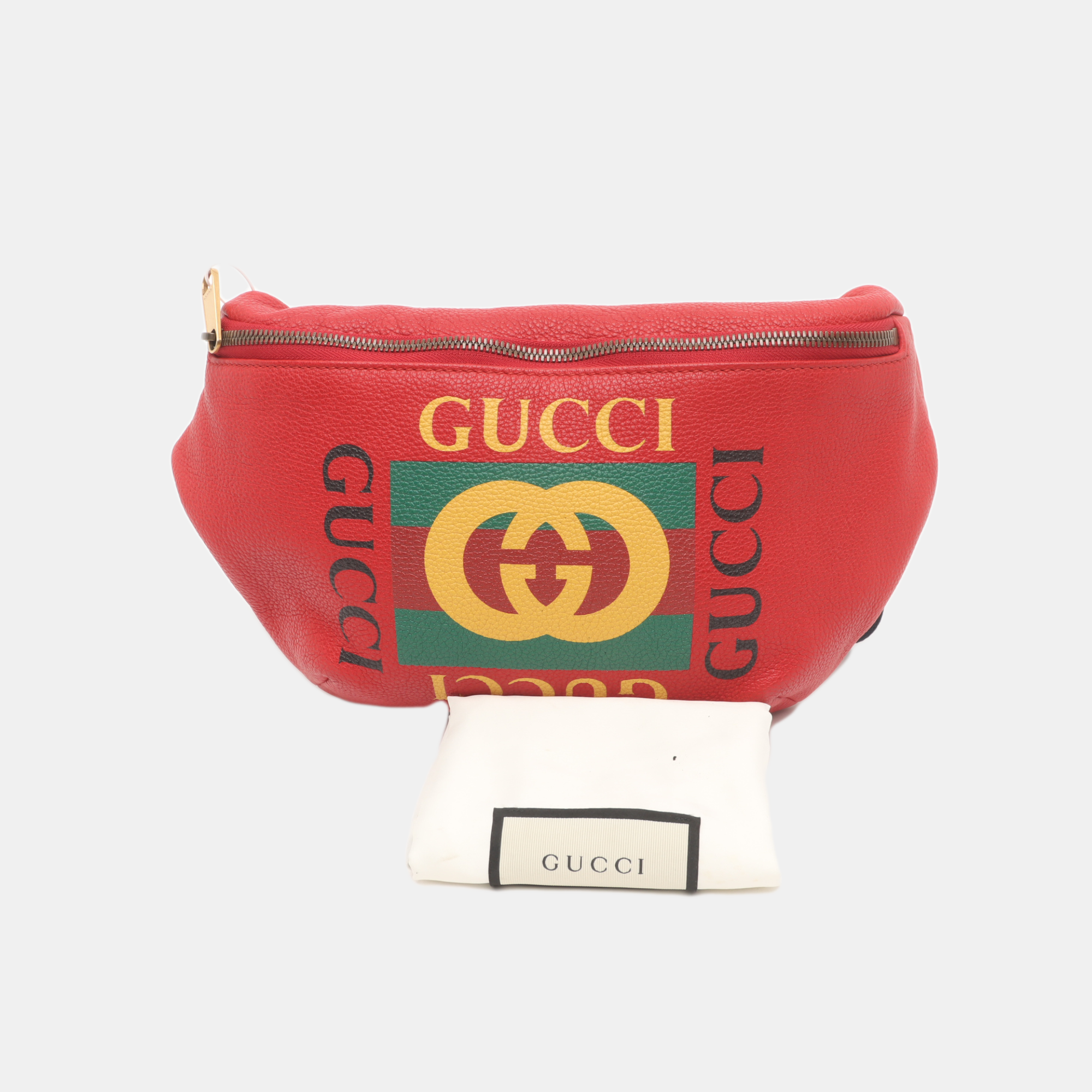 Print Large Calfskin Red