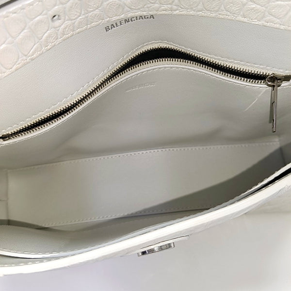 Downtown Mini Calfskin White