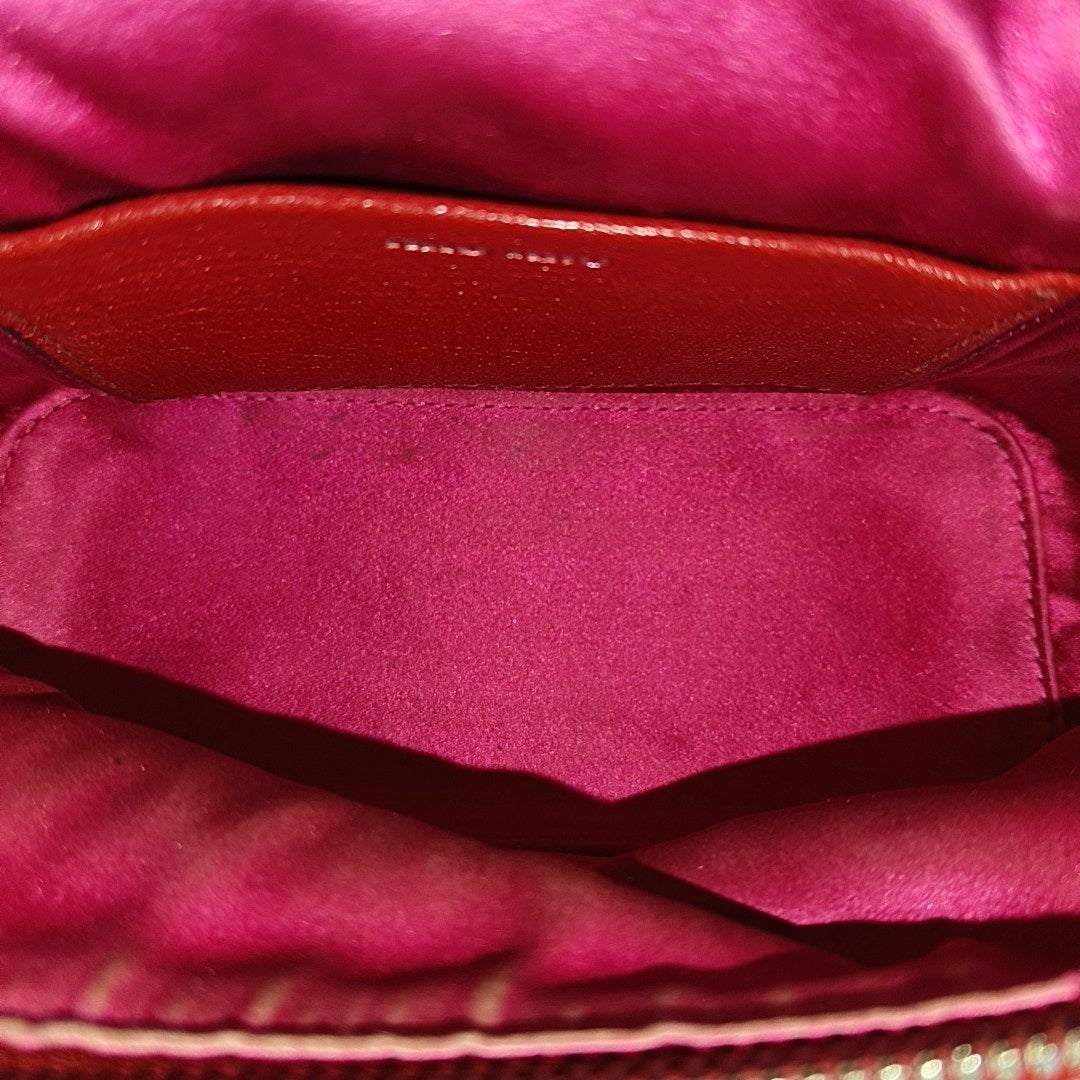 Calfskin Shoulder Bag Red