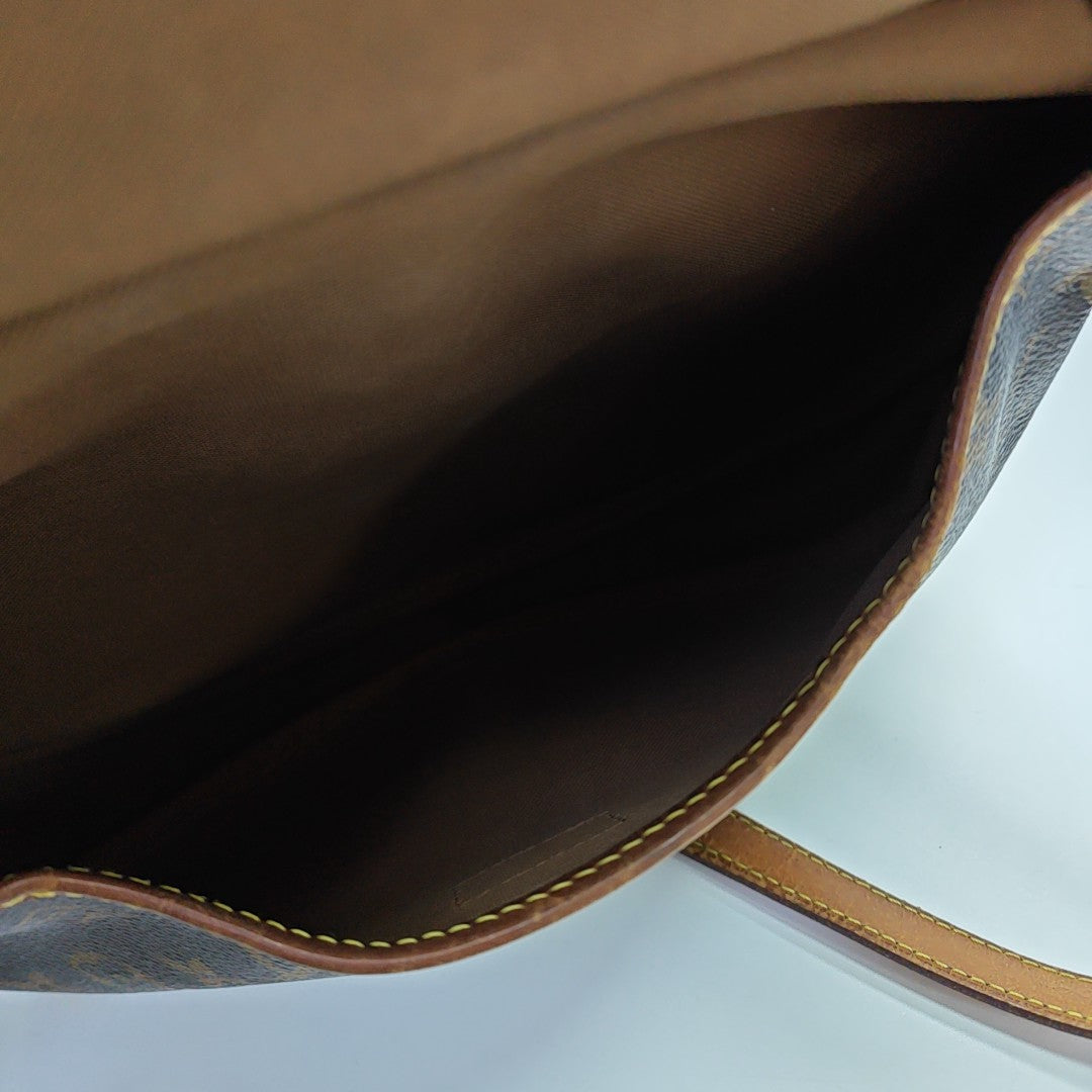 SAUMUR Monogram Coated Canvas Brown