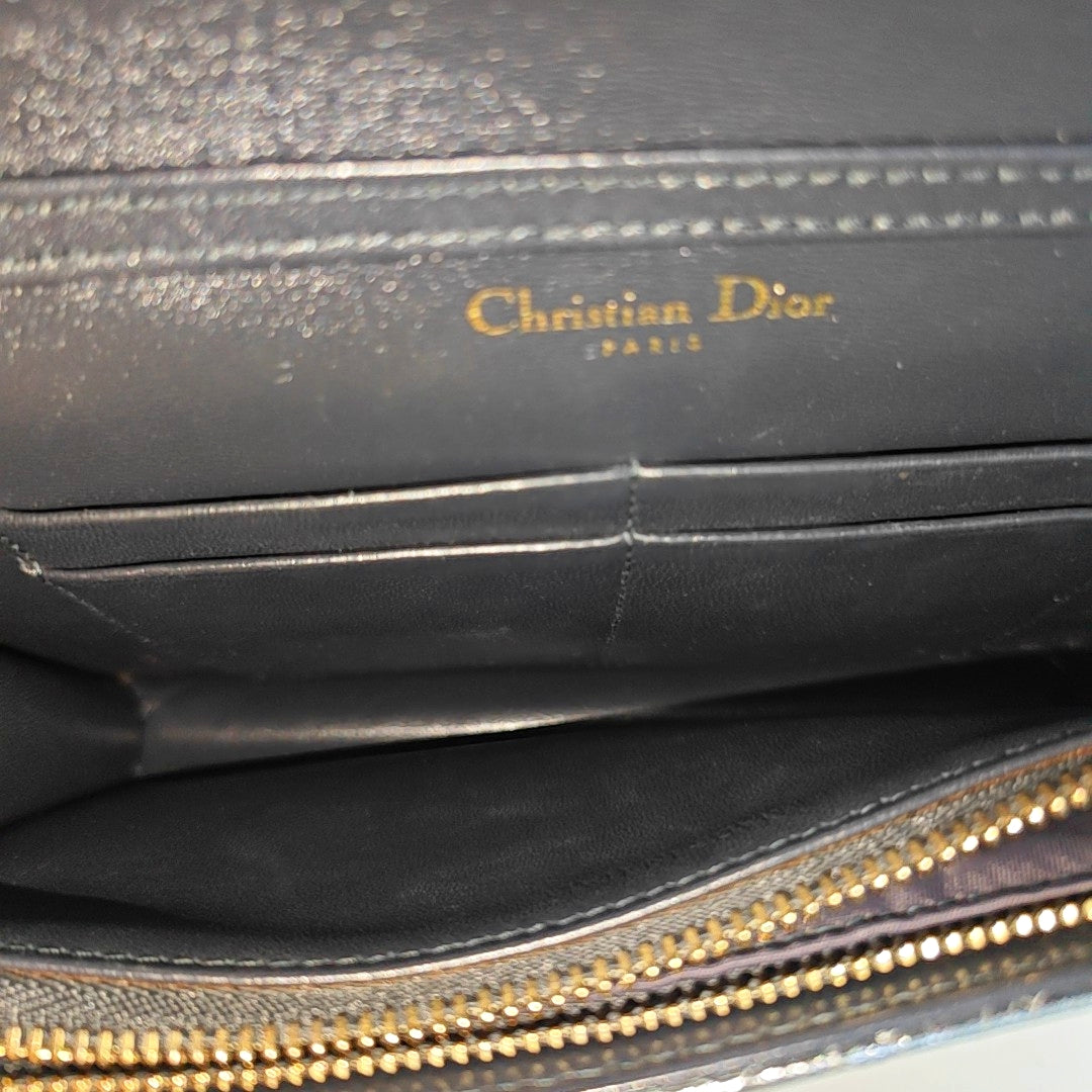 Diorama Cannage Calfskin Silver