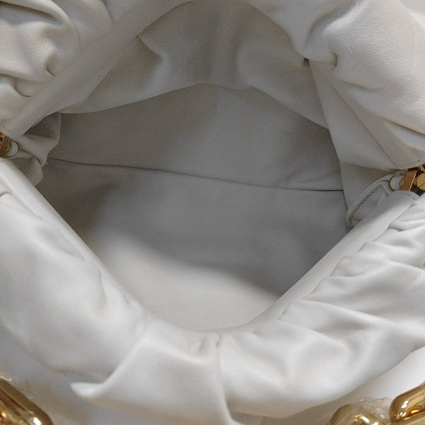 The Pouch Mini Calfskin White