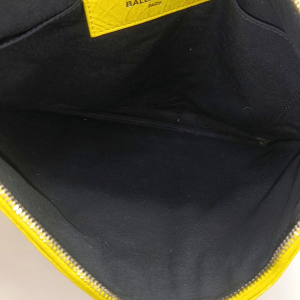 Leather Clutch Yellow