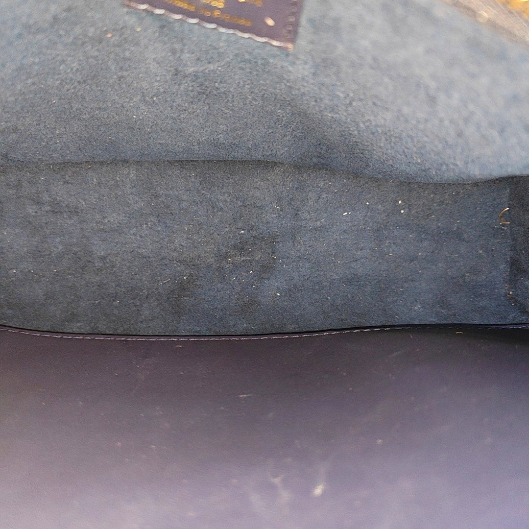 DOUBLE V Monogram Calfskin Blue