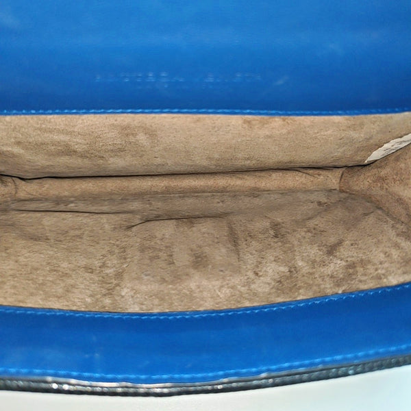 Calfskin Shoulder Bag Blue
