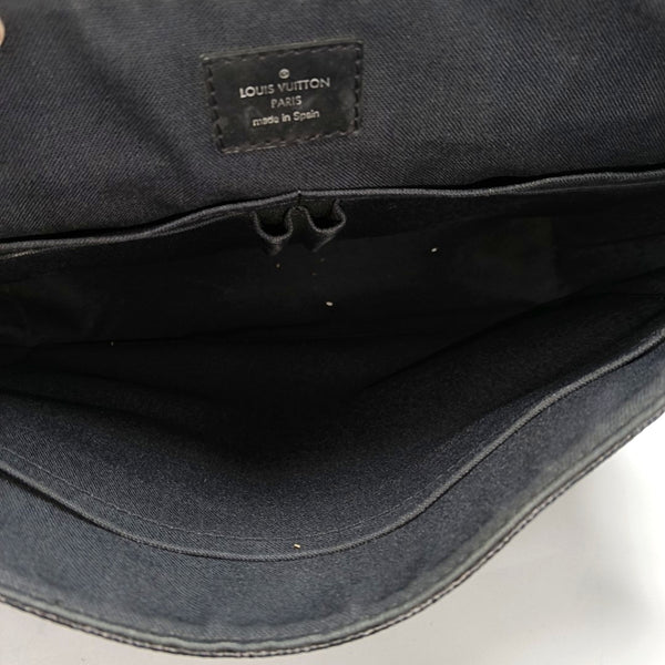 DISTRICT MM Damier Graphite Coated Canvas Gray