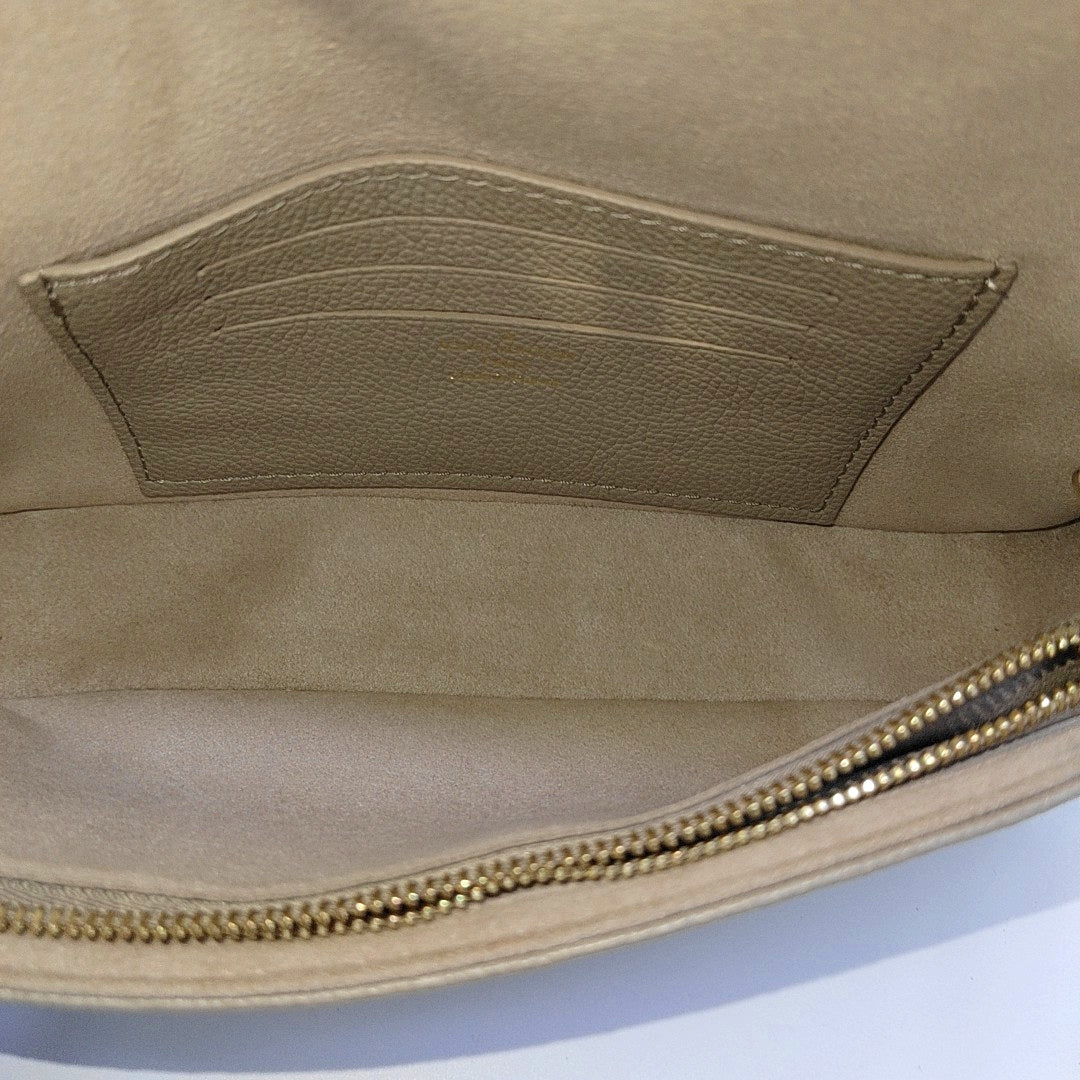 IVY Monogram Calfskin Gray