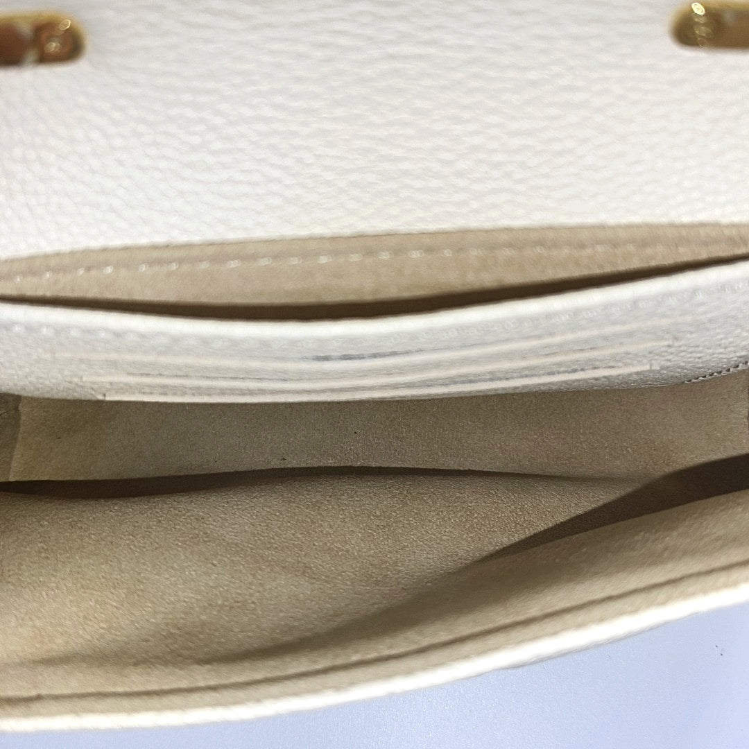 MADELEINE Nano Monogram Calfskin Beige