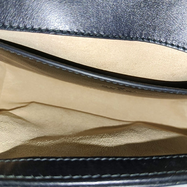 GG Marmont Small Quilted Calfskin Black