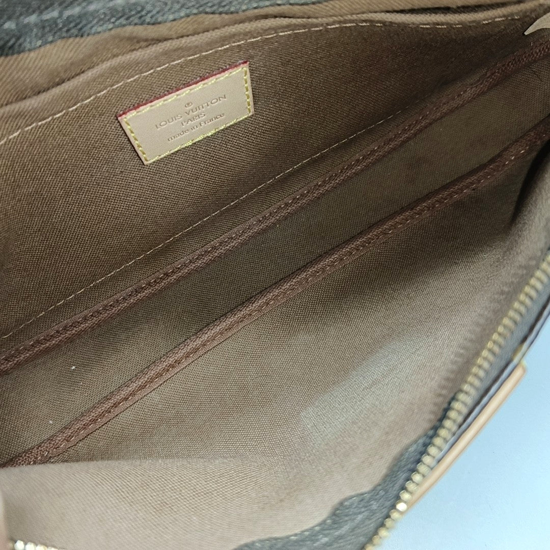 MULTI Monogram Coated Canvas Brown