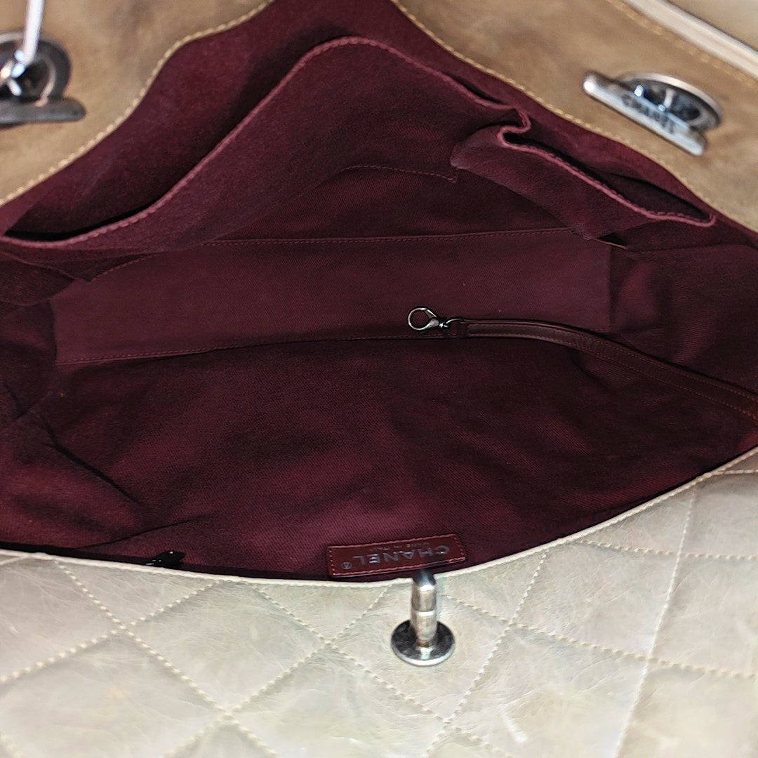 Quilted Calfskin Brown